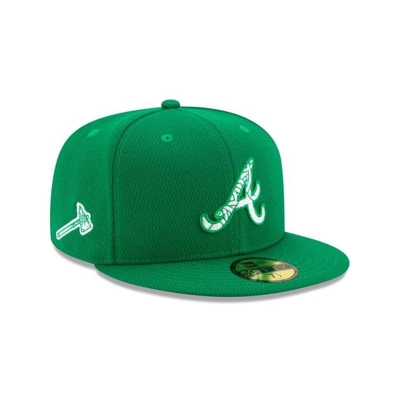 Sapca New Era Atlanta Braves MLB St Patricks Day 59FIFTY Fitted - Verzi